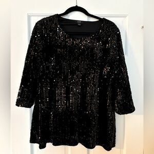 Alfani Sequin Top